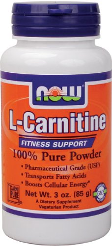 NOW Foods L-Carnitine Powder, 3 Ounces
