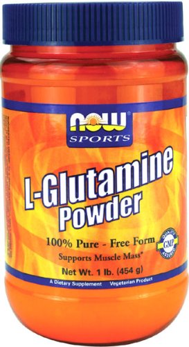 NOW Foods L-Glutamine Powder Pure, 1-Pound