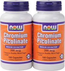 Now Foods picolinate de chrome, 200 mg, 200 Capsules