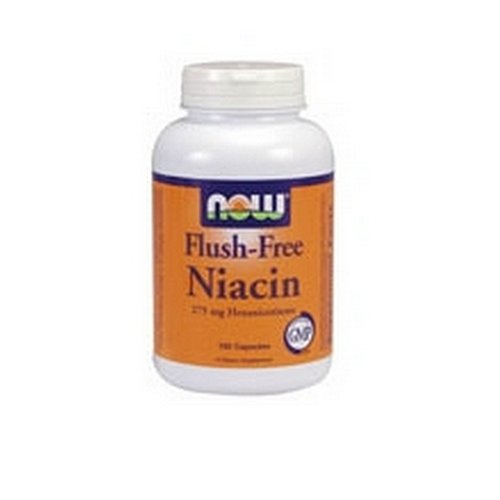NOW Foods Rincer gratuit niacine 250mg, 180 capsules