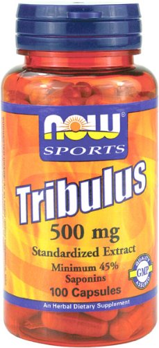 NOW Foods Tribulus Extrait 500Mg 45%, à 100 Capsules