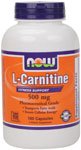 NOW L-CARNITINE 500MG 180 Capsules