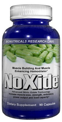 Noxide - 90 gélules 1000mg de renforcement musculaire et d'oxyde nitrique Hemodilator Muscle Améliorer