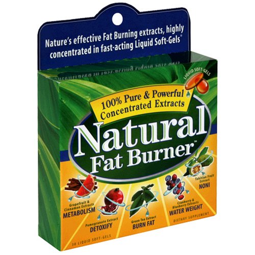 Nutrition Appliquée brûleur de graisse naturel, 30 Liquid Gels mous (Pack de 3)