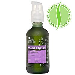 Pangea Organics Massage & Body Oil, Lavande Pyrénées à la cardamome, 4-once Box