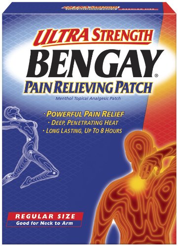 Patch Bengay soulager la douleur, Force Ultra, format régulier, 5-Count correctifs