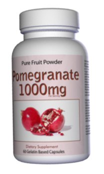 Pomegranate Extract 500 mg. 60 Capsules. Supplément antioxydant pilules
