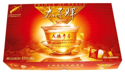 Prince of Peace - American Wisconsin Ginseng Root Tea (2 x 30 sachets boîtes chacune) - 1 boîte