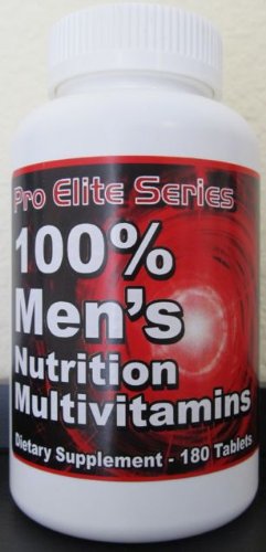 Pro Elite Multivitamines Optimum pour les hommes. Nutrition et croissance musculaire Sport supplément.