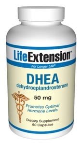 Prolongation de la vie, la DHEA (déhydroépiandrostérone) 50 mg, gélules, 60-Count