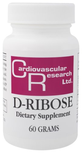 Recherche Cardiovasculaire - D-ribose, 5000 mg, 60 g de poudre