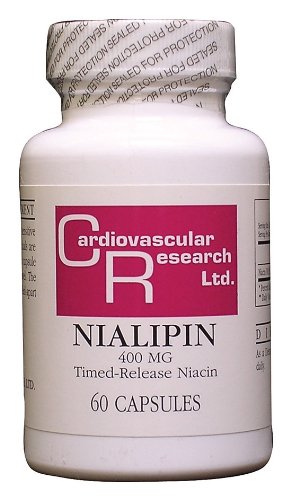 Recherche Cardiovasculaire - Nialipin (B-3 T / R niacine), 400 mg, 60 capsules