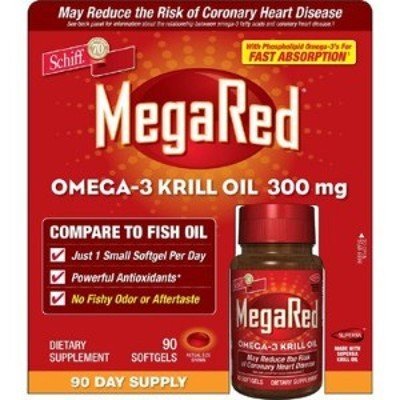 Schiff MegaRed Omega-3 Huile de Krill 300 mg - 90 gélules