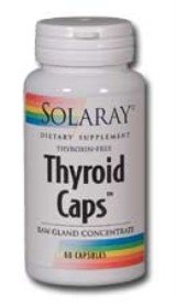 Solaray - Caps thyroïde, 60 capsules