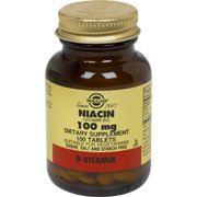 Solgar - La niacine (vitamine B3), 100 mg, 100 comprimés