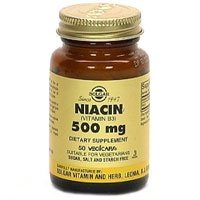 Solgar - La niacine (vitamine B3), 500 mg, 250 caps végétarien