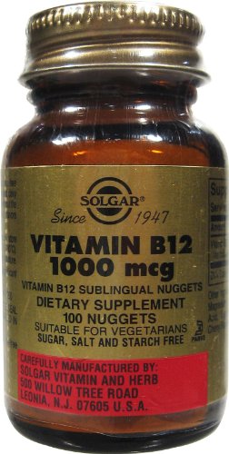 Solgar Vitamine B-12 1000 mcg (100 pépites)