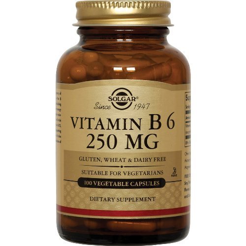 Solgar - Vitamine B6, 250 mg, 250 veggie caps [Santé et Beauté]