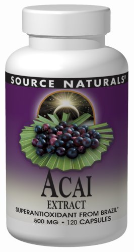 Source Naturals Acai Extract 500 mg, 120 Capsules