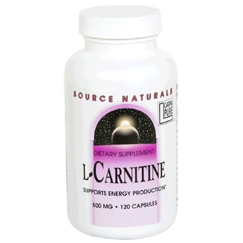 Source Naturals L-Carnitine 500mg, 120 Capsules