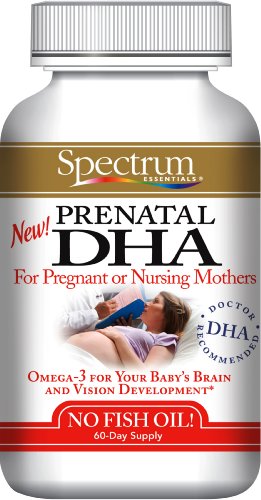 Spectrum Essentials prénatales DHA, 60 Capsules de bouteilles comte