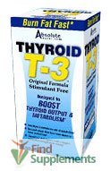 Thyroïde Nutrition absolue T3, 60-Count