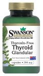 Thyroïdiennes (thyroxine glandulaires gratuit) 200 mg 60 Caps