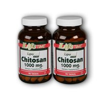 Time Life alimentaires Spécialités Packs Chitosan jumeaux, Twinpack 90 comprimés 1000 mg