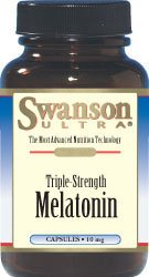 Triple Force 10 mg de mélatonine par 60 Caps Swanson Ultra