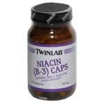 TwinLab - La niacine (B-3) Caps, 500 mg, 100 capsules