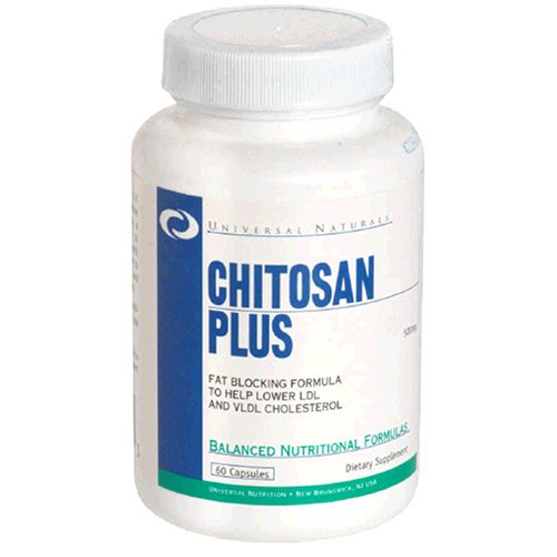Universal Naturals Chitosan plus Capsules, 500 mg, 60-Count Bouteilles (pack de 3)
