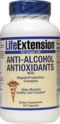 Vie Capsules d'extension antioxydants anti-alcool, 100-Count