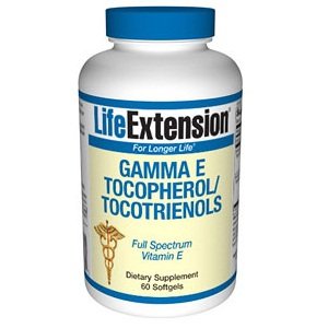 Vie gamma tocophérol d'extension E / tocotriénols Capsules, 60-Count