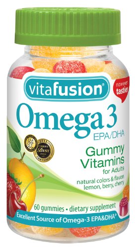 Vitafusion oméga-3, 60 Bouteille bonbons gélifiés (Pack de 3)