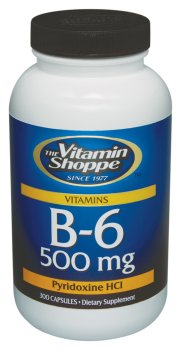 Vitamin Shoppe - B-6, 500 mg, 300 capsules