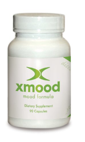 Xmood - Réduire le stress et l'anxiété, élever votre humeur - All-naturelles, 90 Caps
