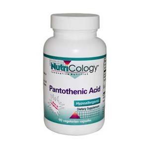 Acide pantothénique Nutricology, Vegicaps, 90-Count