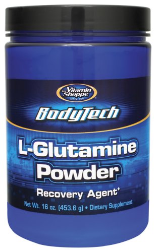 Bodytech - Glutamine Powder Bt, 4500 mg, poudre 16 oz