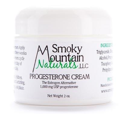 Crème de progestérone naturelle 1.000 mg. USP (pour les rides, bouffées de chaleur, sautes d'humeur, sécheresse vaginale et d'autres effets de la ménopause)