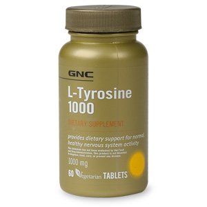 GNC L-Tyrosine 1000, 60 comprimés végétariens ch