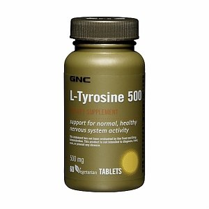 GNC L-Tyrosine 500, comprimés, 60 ch