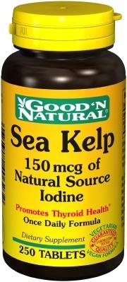 Good N Natural - Varech 100 mg (Iode 150 mcg) - 250 comprimés