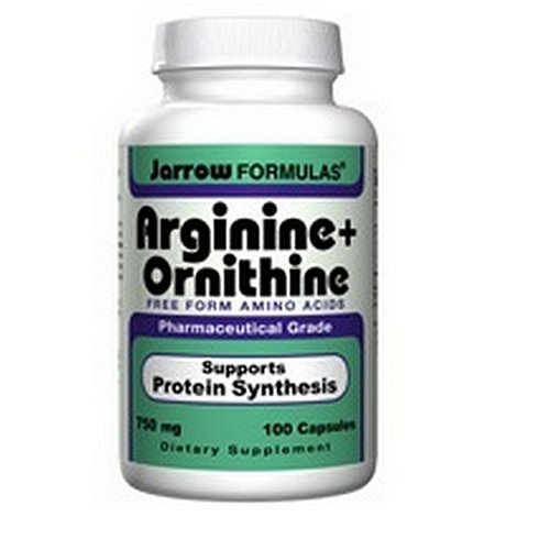 Jarrow Formulas arginine et l'ornithine, 100 Capsules