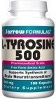 Jarrow Formulas - L-Tyrosine 500, 500 mg, 100 capsules