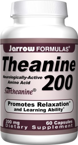 Jarrow Formulas Théanine 200, 200mg, 60 capsules