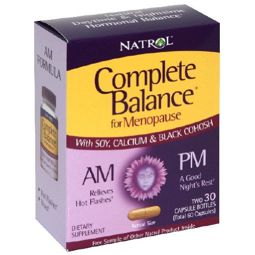 La ménopause Natrol Complete Balance AM et PM 60 Capsules