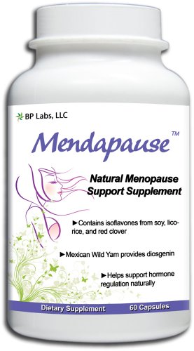 Mendapause 12 Supplément ménopause ingrédients pour les bouffées de chaleur, sueurs nocturnes, et des sautes d'humeur