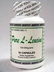 Montiff pure L-Leucine 500 mg 50 caps