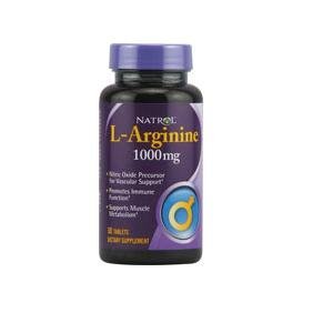 Natrol L-Arginine mg comprimés 1000, 50-Count