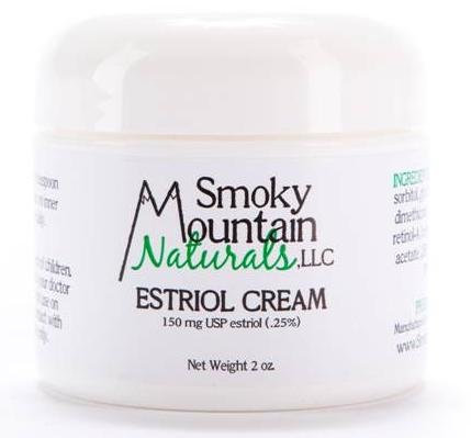 Natural Estrogen / estriol crème (bio-identique) 2 Oz. 150 Mg. (Pour les rides, sécheresse vaginale, bouffées de chaleur, sautes d'humeur, et d'autres effets de la ménopause)